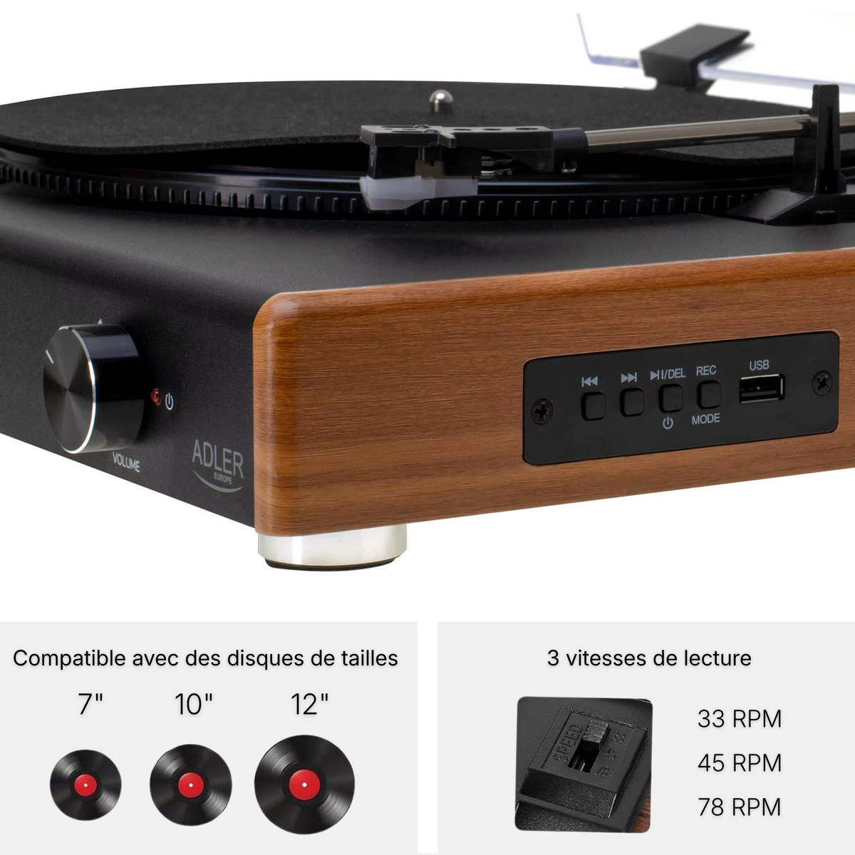 Platine Vinyle Nils